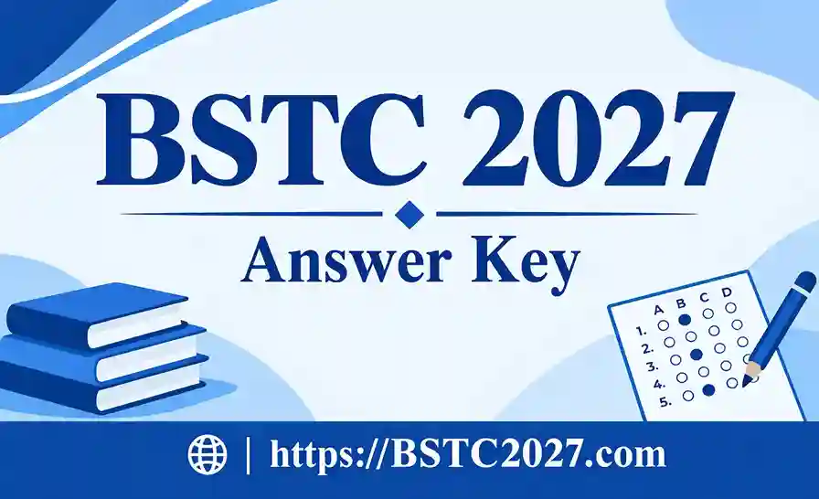 BSTC Answer Key 2027 PDF Download